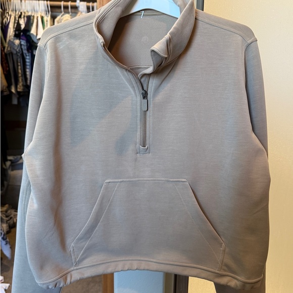 Lululemon Brushed Softstreme quarter zip - Picture 2 of 2